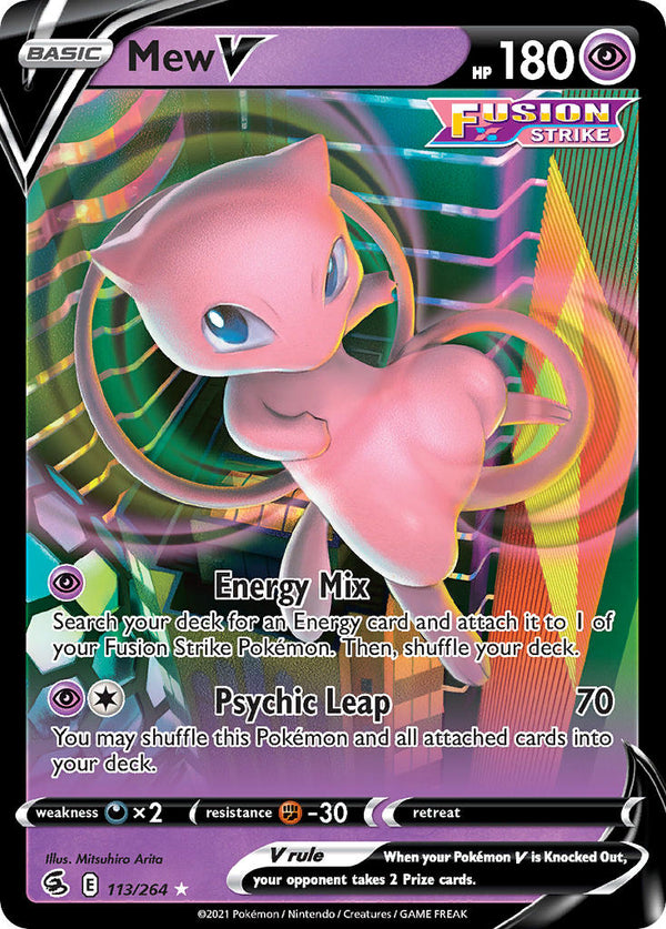 Fusion Strike 113 Mew V