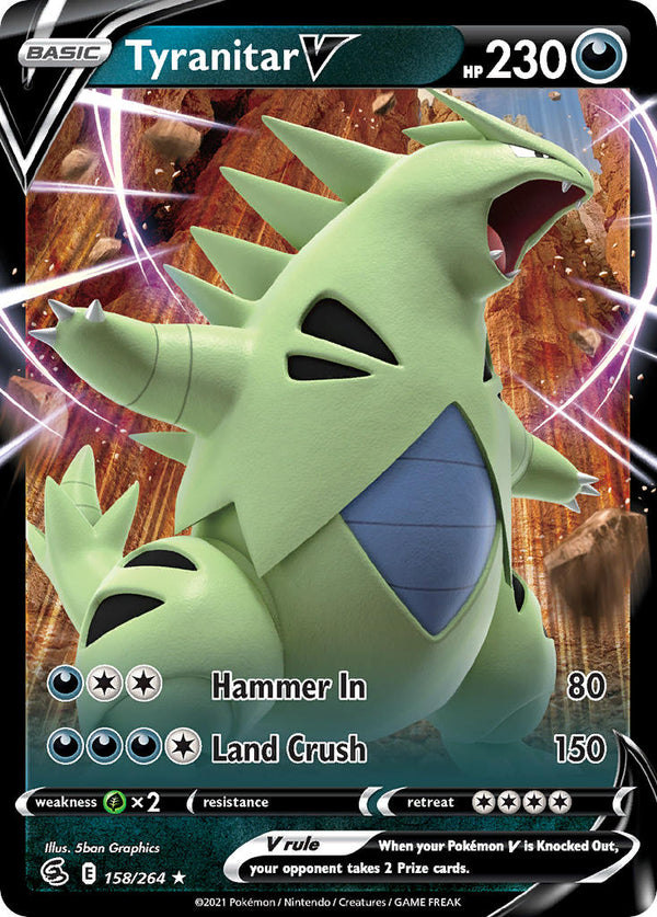 Fusion Strike 158 Tyranitar V