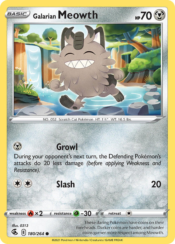 Fusion Strike 180 Galarian Meowth