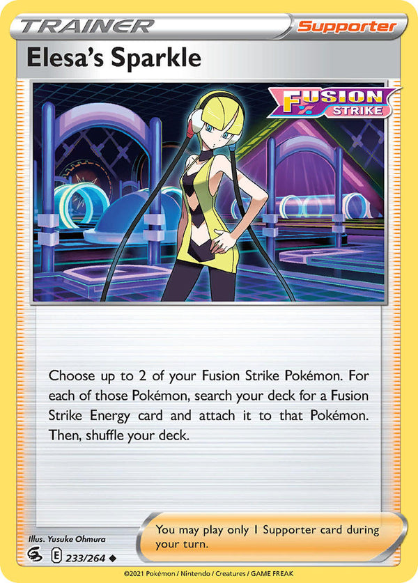 Fusion Strike 233 Elesa's Sparkle