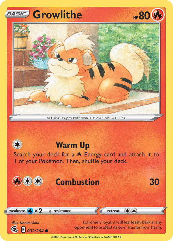 Fusion Strike 032 Growlithe