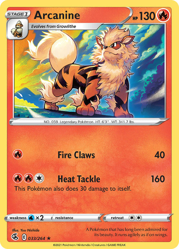 Fusion Strike 033 Arcanine