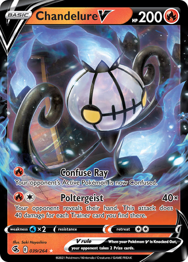 Fusion Strike 039 Chandelure V