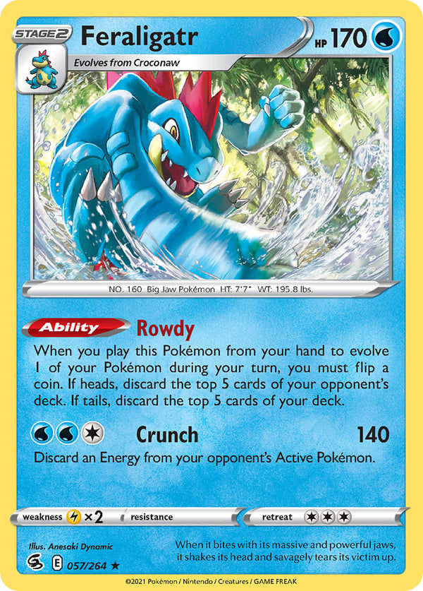 Fusion Strike 057 Feraligatr