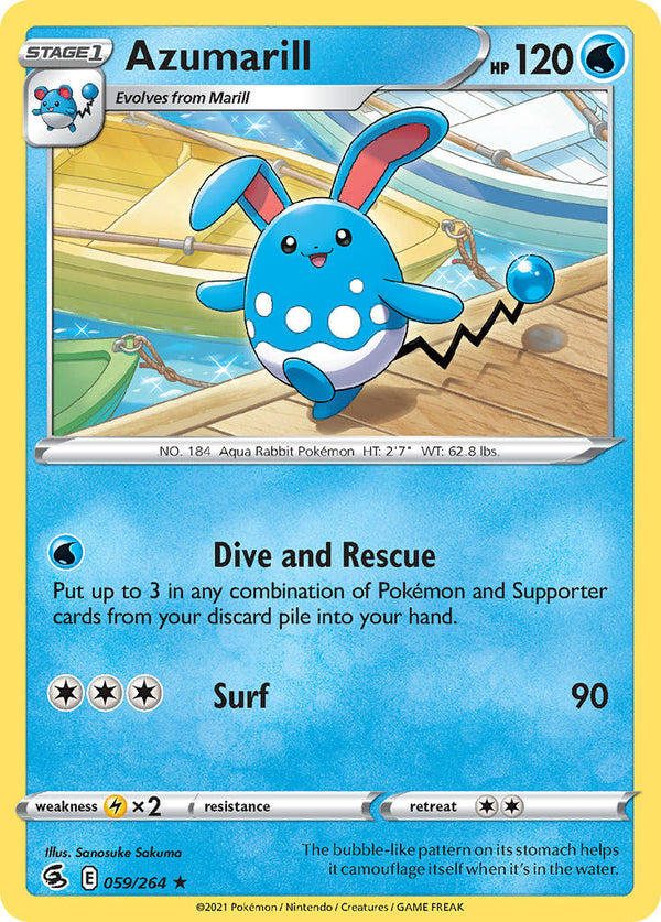 Fusion Strike 059 Azumarill