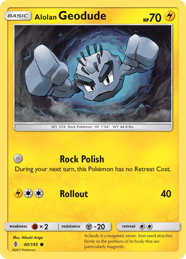 Guardians Rising 040 Alolan Geodude