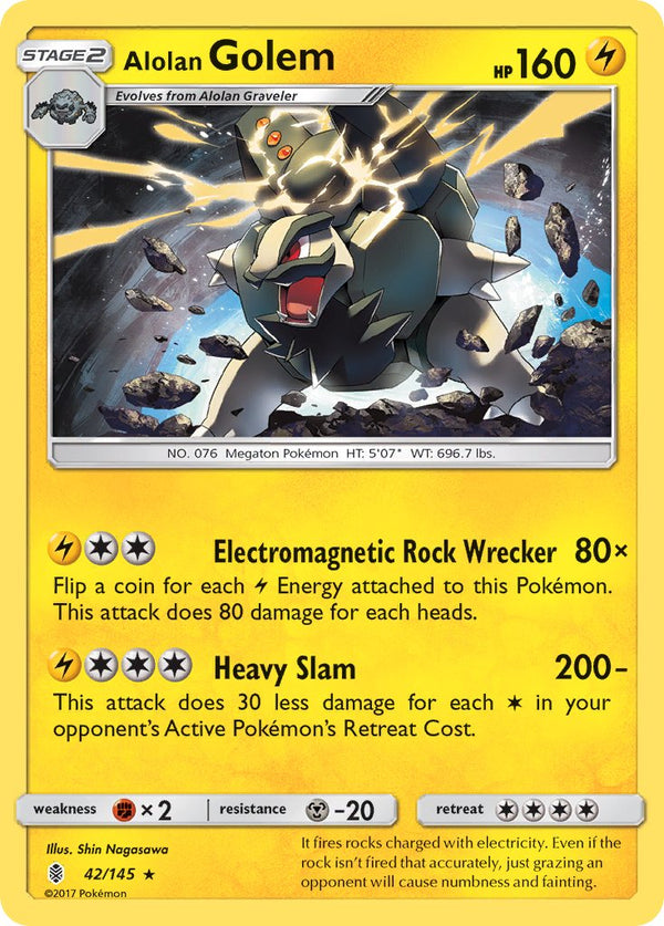 Guardians Rising 042 Alolan Golem