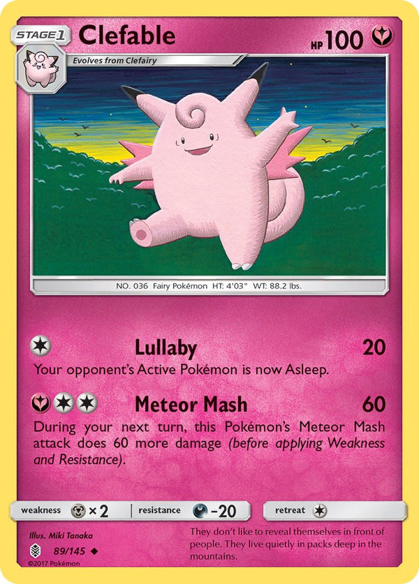 Guardians Rising 089 Clefable