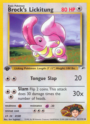Gym Heroes 041 Brock's Lickitung