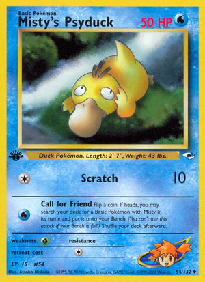Gym Heroes 054 Misty's Psyduck