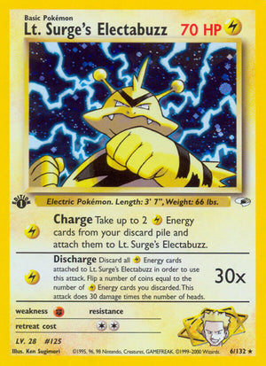 Gym Heroes 006 Lt. Surge's Electabuzz