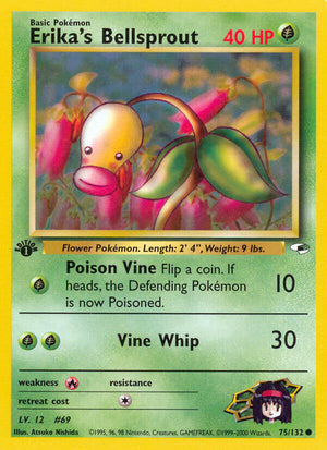 Gym Heroes 075 Erika's Bellsprout