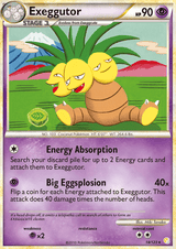 HeartGold and SoulSilver Base 018 Exeggutor