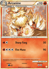 HeartGold and SoulSilver Base 001 Arcanine