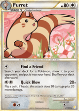 HeartGold and SoulSilver Base 021 Furret