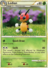 HeartGold and SoulSilver Base 025 Ledian