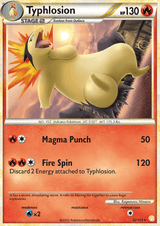 HeartGold and SoulSilver Base 032 Typhlosion