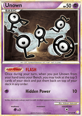 HeartGold and SoulSilver Base 055 Unown