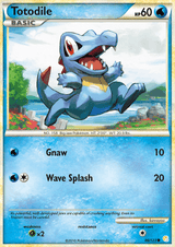 HeartGold and SoulSilver Base 086 Totodile