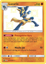 Hidden Fates SV22 Lucario