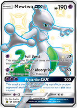 Hidden Fates SV59 Mewtwo-GX