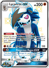 Hidden Fates SV66 Lycanroc-GX