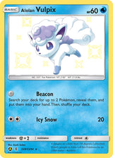 Hidden Fates SV8 Alolan Vulpix