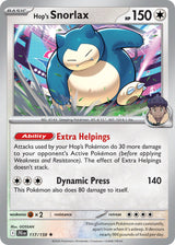 Journey Together 117 Hop's Snorlax