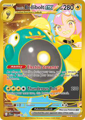 Journey Together 188 Iono's Bellibolt ex