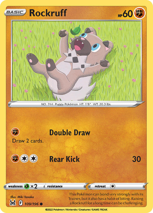 Lost Origin 109 Rockruff