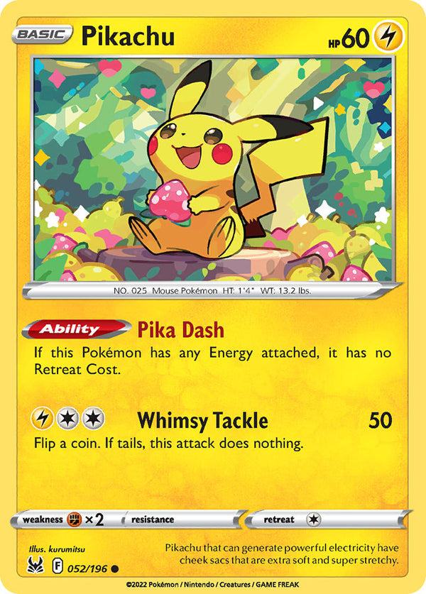 Lost Origin 052 Pikachu