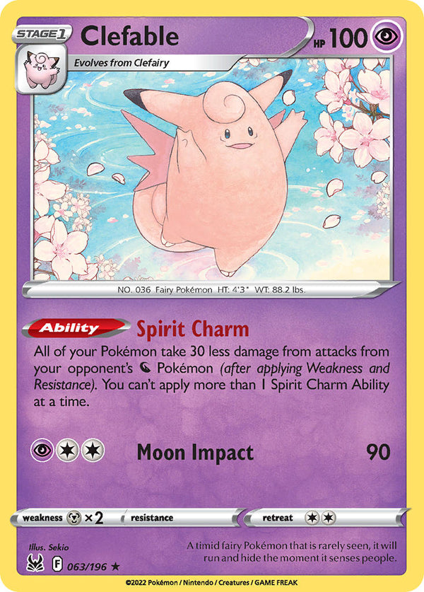 Lost Origin 063 Clefable