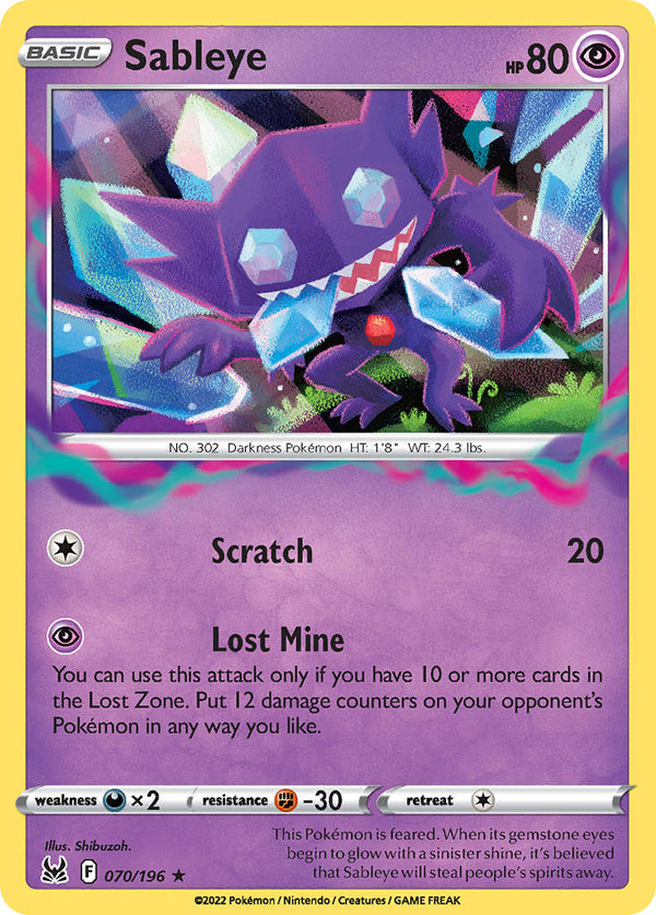 Lost Origin 070 Sableye