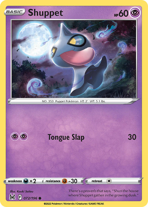 Lost Origin 072 Shuppet