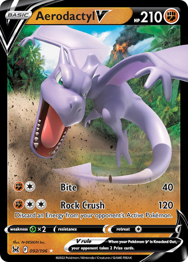 Lost Origin 092 Aerodactyl V