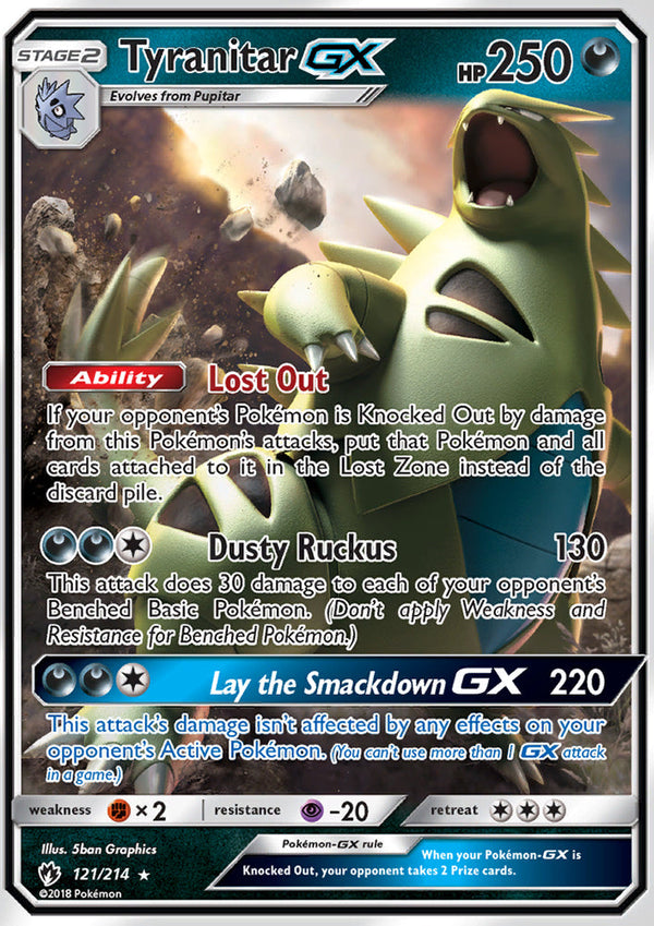 Lost Thunder 121 Tyranitar-GX