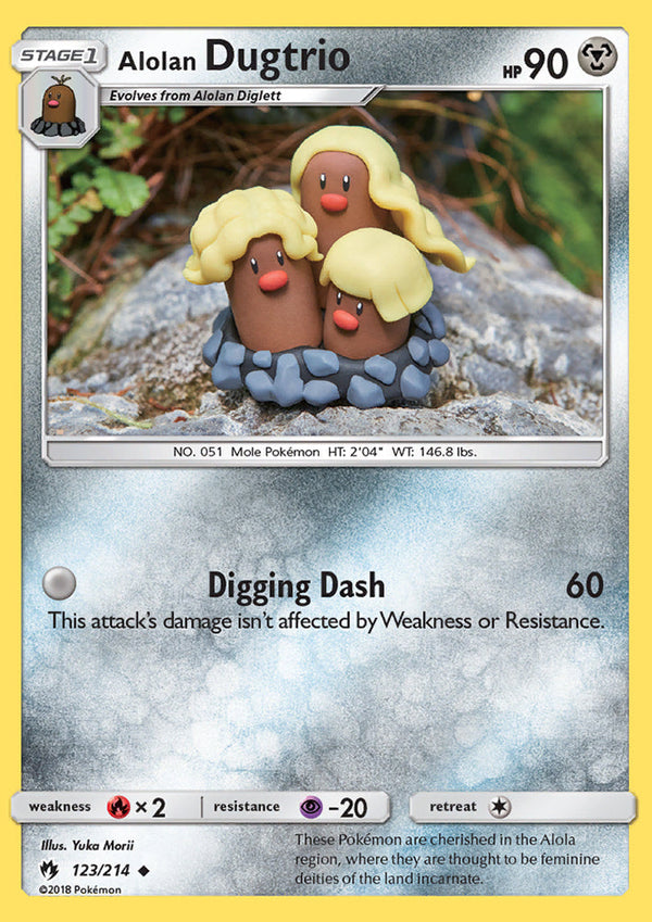 Lost Thunder 123 Alolan Dugtrio