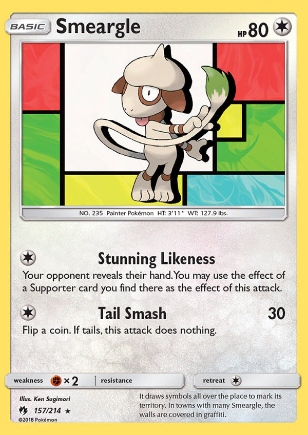 Lost Thunder 157 Smeargle