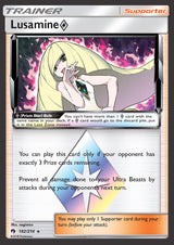 Lost Thunder 182 Lusamine Prism Star