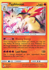 Lost Thunder 042 Typhlosion