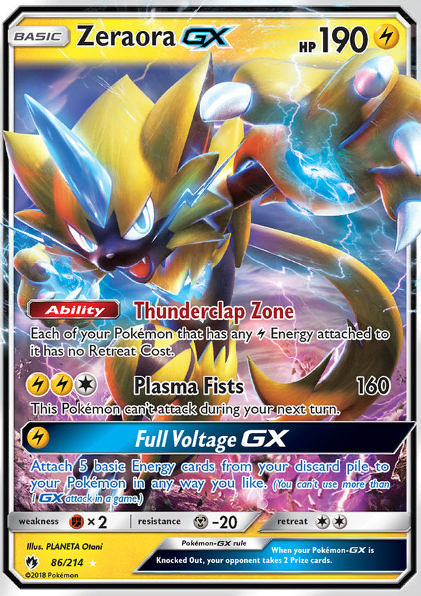 Lost Thunder 86 Zeraora-GX