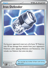 Mega Evolution 118 Iron Defender