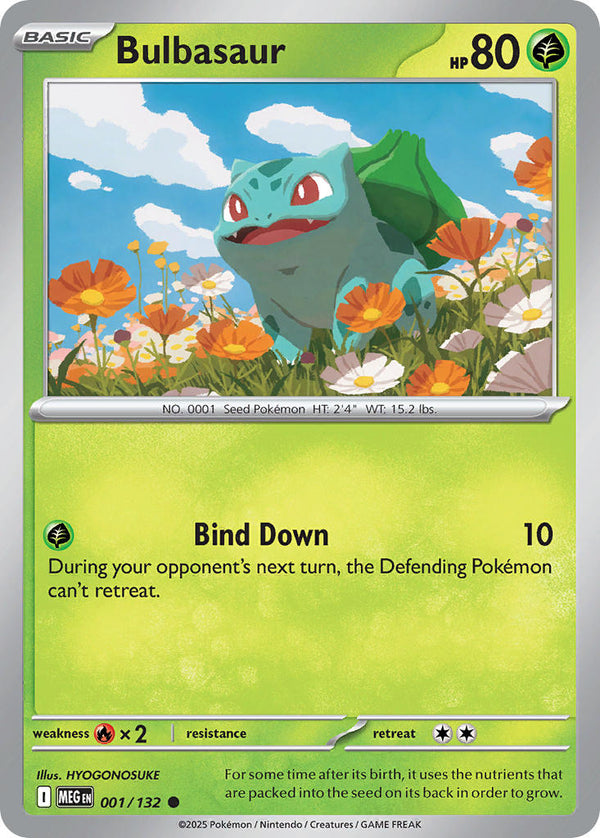 Mega Evolution 001 Bulbasaur