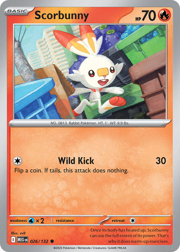 Mega Evolution 026 Scorbunny