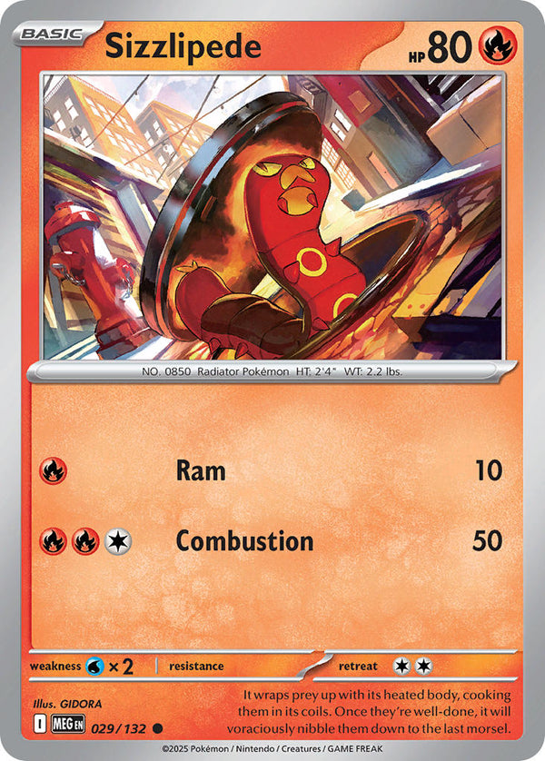 Mega Evolution 029 Sizzlipede