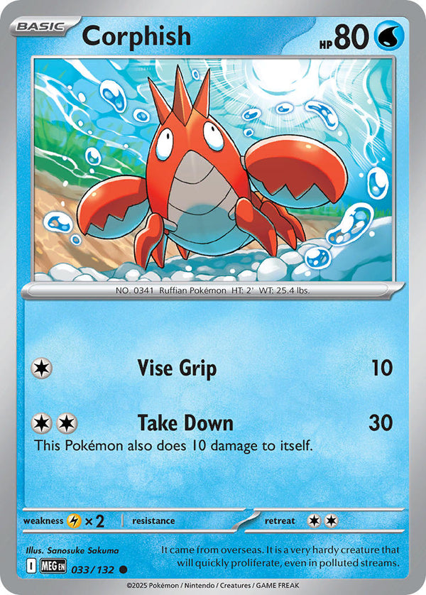 Mega Evolution 033 Corphish