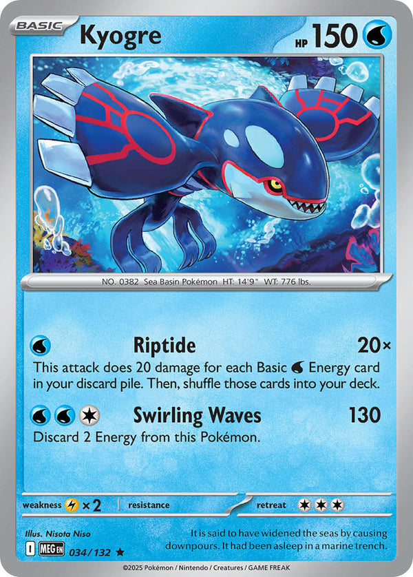 Mega Evolution 034 Kyogre
