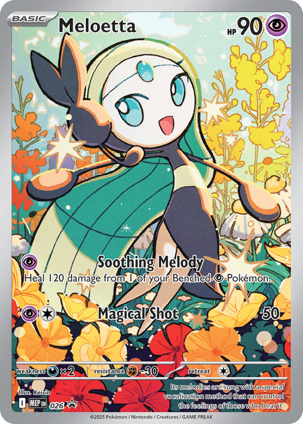 Mega Evolution Black Star Promos 026 Meloetta