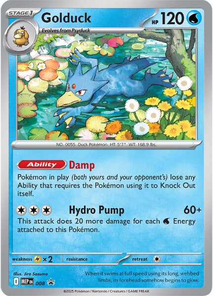 Mega Evolution Black Star Promos 008 Golduck