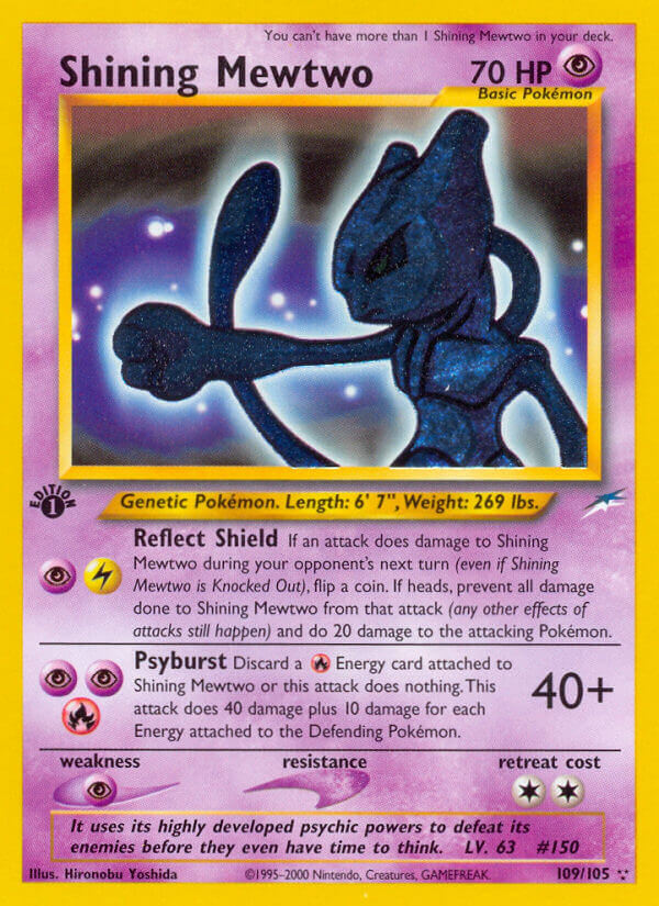 Neo Destiny 109 Shining Mewtwo